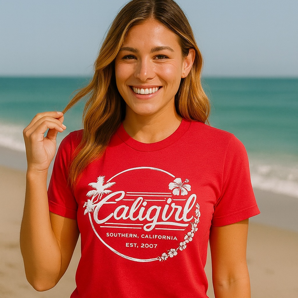 ❤️ CaliGirl Classic Tee – Southern California Collection